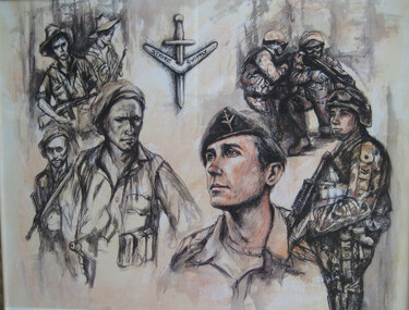 Print, Commando Golden Jubilee commemorative print, Late 2004