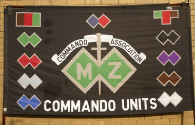 Banner, WW2 Commando Association (Victoria) banner
