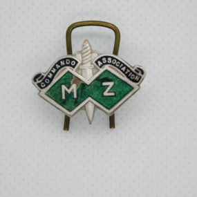 Badge - Lapel Badge and Pouch- M and Z Commando Association