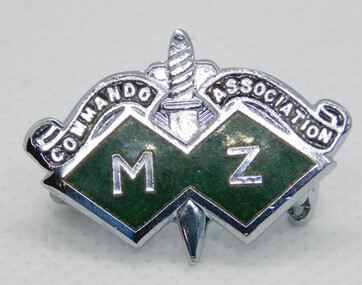 Badge - M and Z Commando Association - Lapel Badge