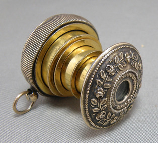 Instrument - Gilt brass spyglass, c1820