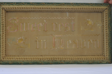 Sampler, Ford, Mrs, late 1890's