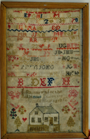 Sampler - framed, 1820 (estimated)