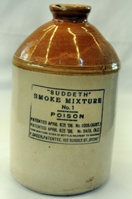 Demi-john - stoneware, R. Fowler, approx. 1900-1910