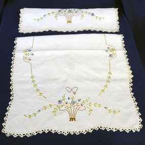 pillow shams, first half 20th century
