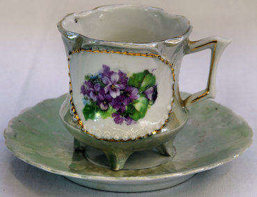 cup and saucer, first half 20th century