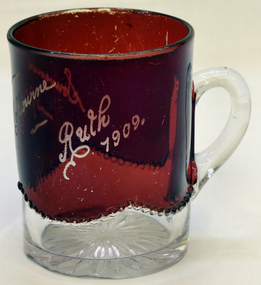glass mug, 1909