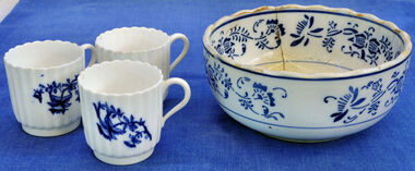 bowl and cups
