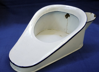 bed pan, 1800's