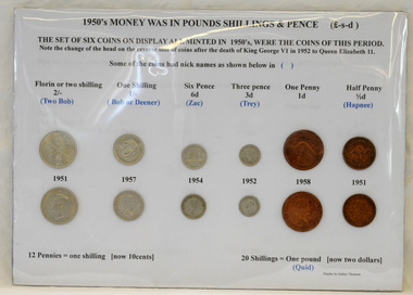 coins, 1950's