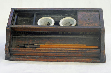 ink stand, c. late 19th century