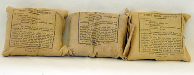 First Field Dressings, World War 2, Johnson & Johnson Pty Ltd, 1942, 1943