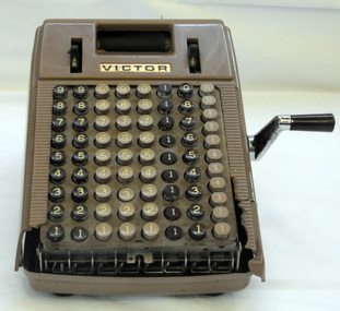 adding machine, VICTOR, c. 1960s