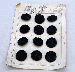buttons, Heuheit, late 19th, early 20th century