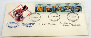 first day cover, Connell, Lee, June 1987