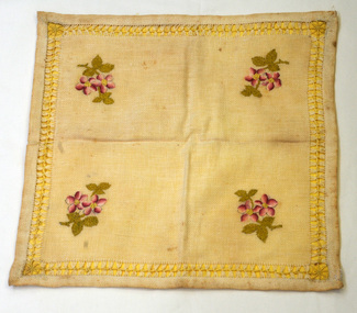 pillow sham, c. 1910 - 1940s