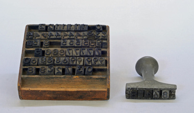 stamp holder and numbers, Victorian Government Railways, c. 1930s- 1980s