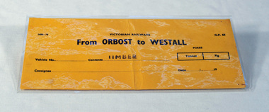 railways envelope, Victorian Railways, c. 1970s-1980s