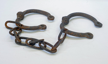 leg irons, early 19th century