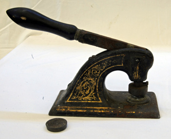 embosser and seal, 1890's