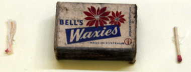 match box and matches, 1950's
