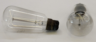 light bulbs, circa late 1920's
