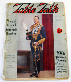 magazine, Table Talk, August 1 1934