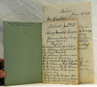 note book, 1883-1885