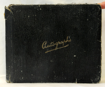 book, Autographs, 1920's