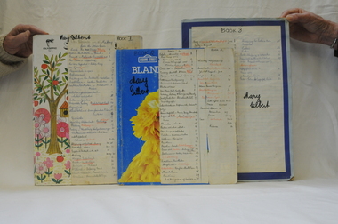 scrap books, Gilbert, Mary, 1960's