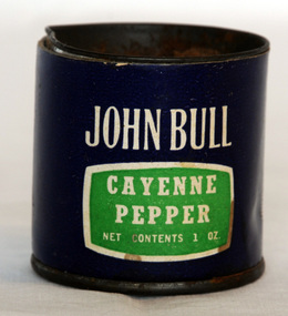 pepper tin, 1960's