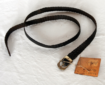 plaited belt, 1980's