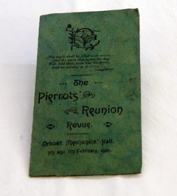 program, 1921