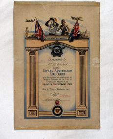 certificate, 1945