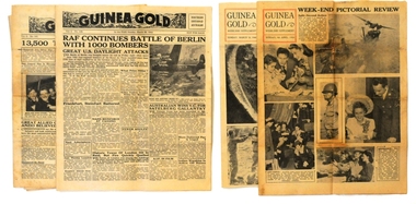 newspapers, Guinea Gold, 1943-1944