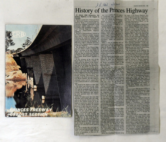 book, Snowy River Mail as "Mail" Print, Princes Freeway Orbost Section, 2117.1 : 1976        2117.2 : 4.9.2013