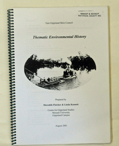 book, Thematic Environmental History, 2001