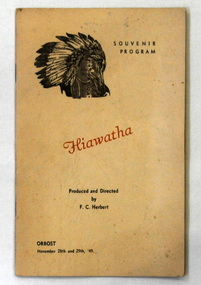 booklet, Hiawatha, 1949
