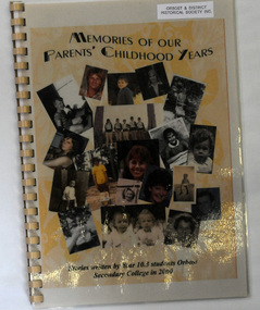 book, Memories of our Parents' Childhood, 2000