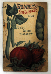 catalogue, F.H. Booth, Rumsey's Seed Catalogue 1909, 1909
