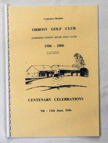 book, Orbost Golf Club, 2006