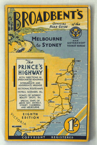 book, Broadbent's Melbourne - Sydney Guide Book, 1936