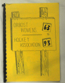book, Orbost Women's Hockey 1963-1993