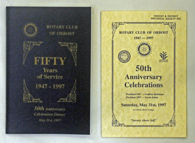 books and pamphlets, Rotary Club 50 Years, 1997