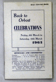 book, Back to Orbost 1963, 1963