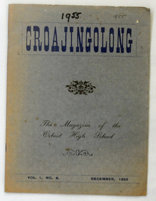 magazine, Croajingolong 1955, 1955