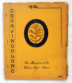 magazine, Croajingolong 1956, 1956