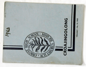 magazines, Croajingolong 1962, 1962