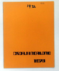 magazines, Croajingolong 1972, 1972