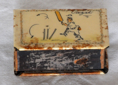 match box cover, 1950-1960's